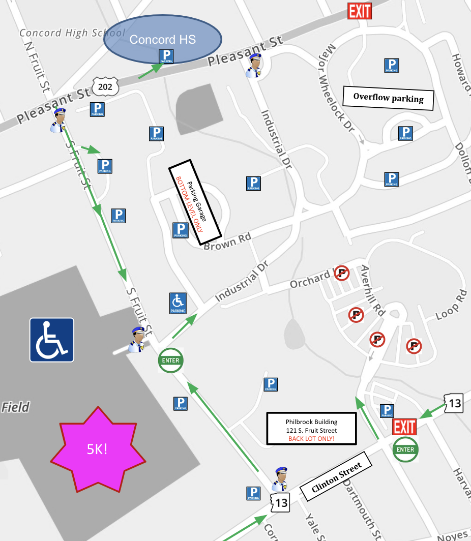 2023 Parking Map